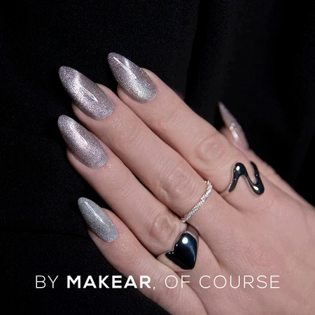 Smalto Semipermanente MAKEAR - MCL03 Silver Purr