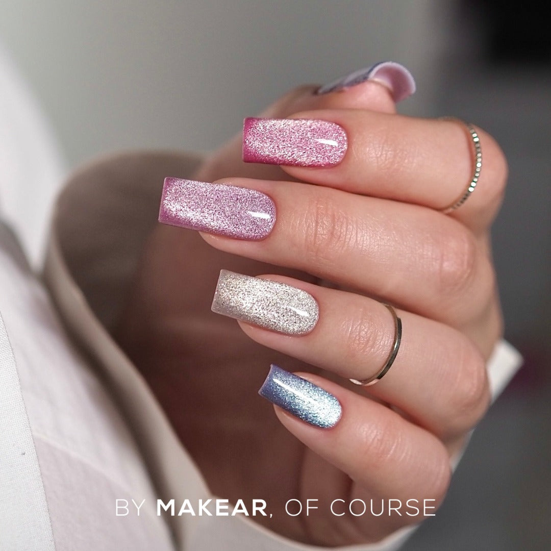 Smalto Semipermanente MAKEAR - MCL03 Silver Purr