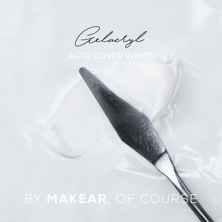 ACRYGEL Cover White - 30g - MAKEAR