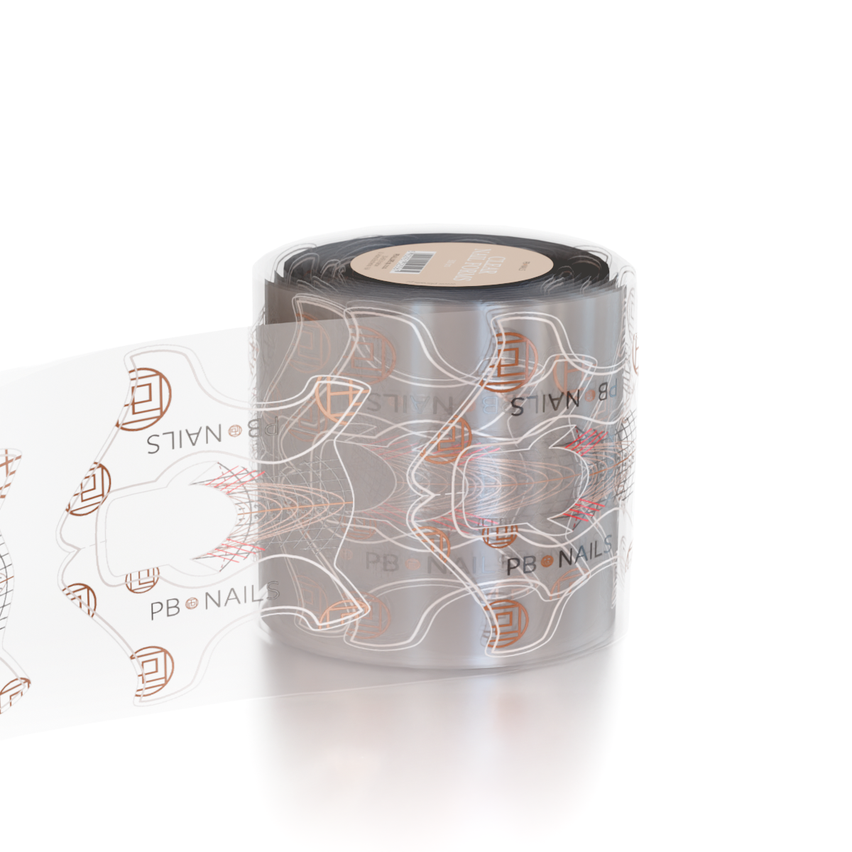 Nail Form Trasparenti - Rotolo da 300pz