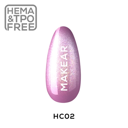 Smalto Semipermanente MAKEAR - HC02 Holo Cat Eye