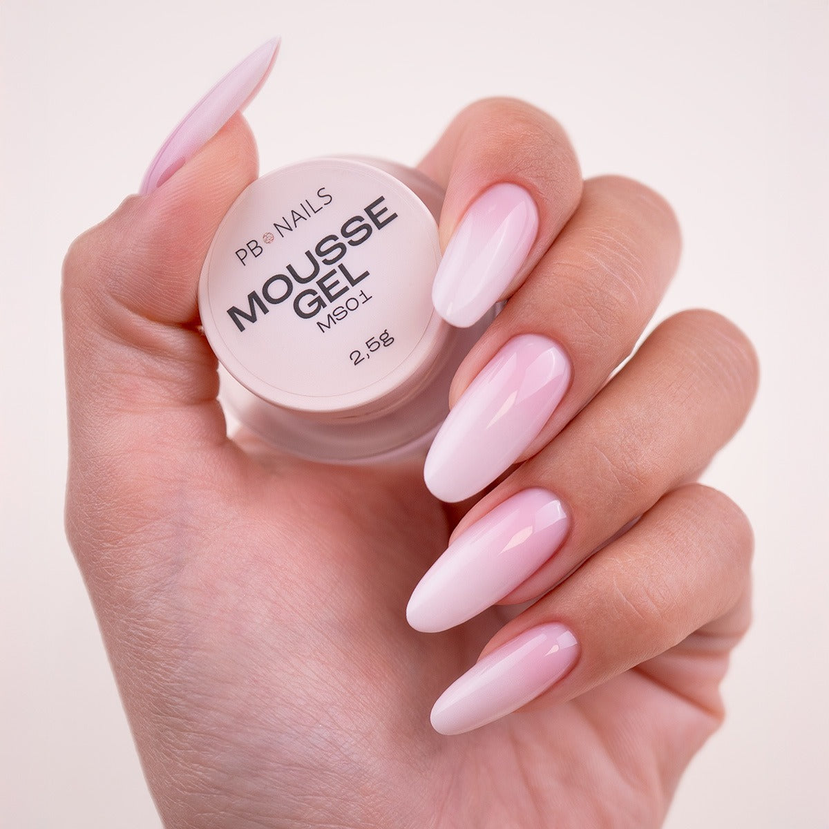Gel Paint 3in1 Mousse Gel - bianco MS01