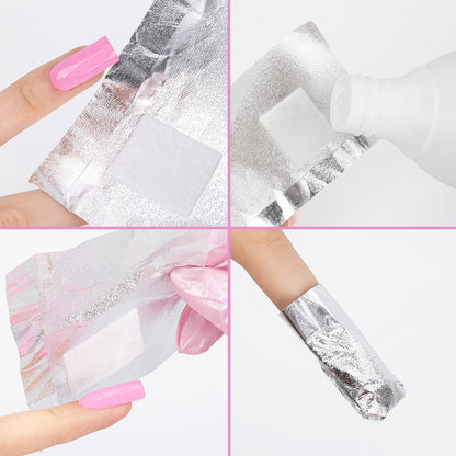 Foil in alluminio per rimozione smalto semipermanente - Remover Foil Wraps